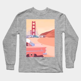 Vintage Golden Gate Bridge Long Sleeve T-Shirt